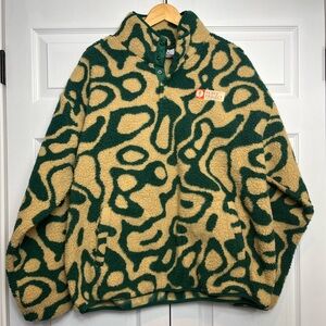 Parks Project Green and Cream Fleece Pullover